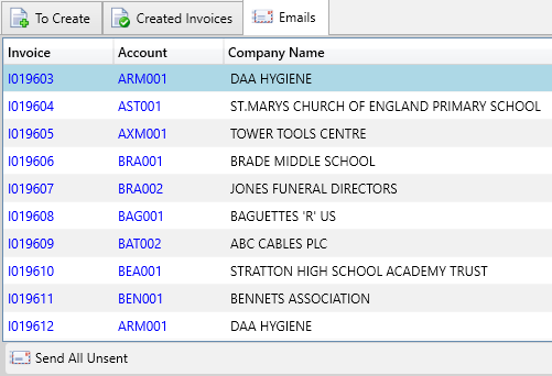 Automated bulk invoicing to reduce admin time and costs